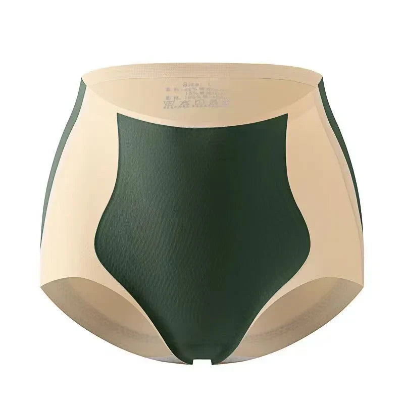 COLOR BLOCK TRACELESS HIP LIFTING SHAPING PANTIES