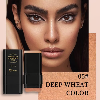 💥Buy 1Get 1 Free💥Dual-ended eraser foundation stick: long-lasting concealer and highlighter makeup tool for a perfect makeup look