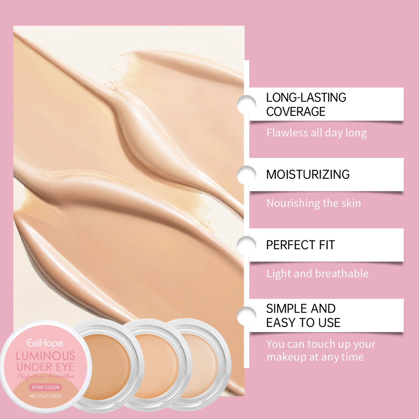 🌸Save 49%🌸Under Eye Brightener , Brightening Cream Concealer