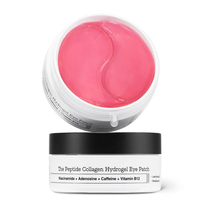 Peptide Collagen Eye Patches for Dark Circles & Puffy Eyes – 60 Hydrogel Pads