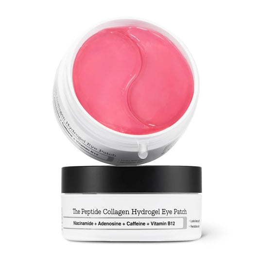 Peptide Collagen Eye Patches for Dark Circles & Puffy Eyes – 60 Hydrogel Pads