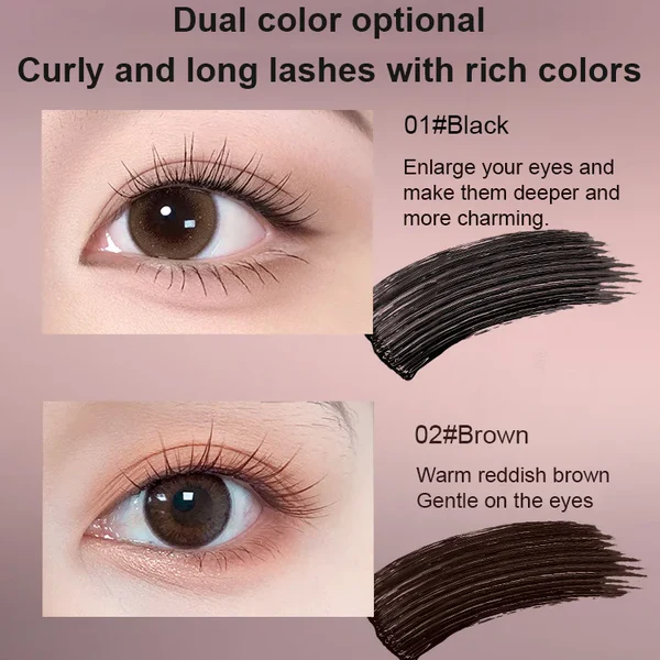 🎁Buy 1 Get 1 Free💕[Waterproof and Non-Smudging] Lengthening and curling long-lasting mascara