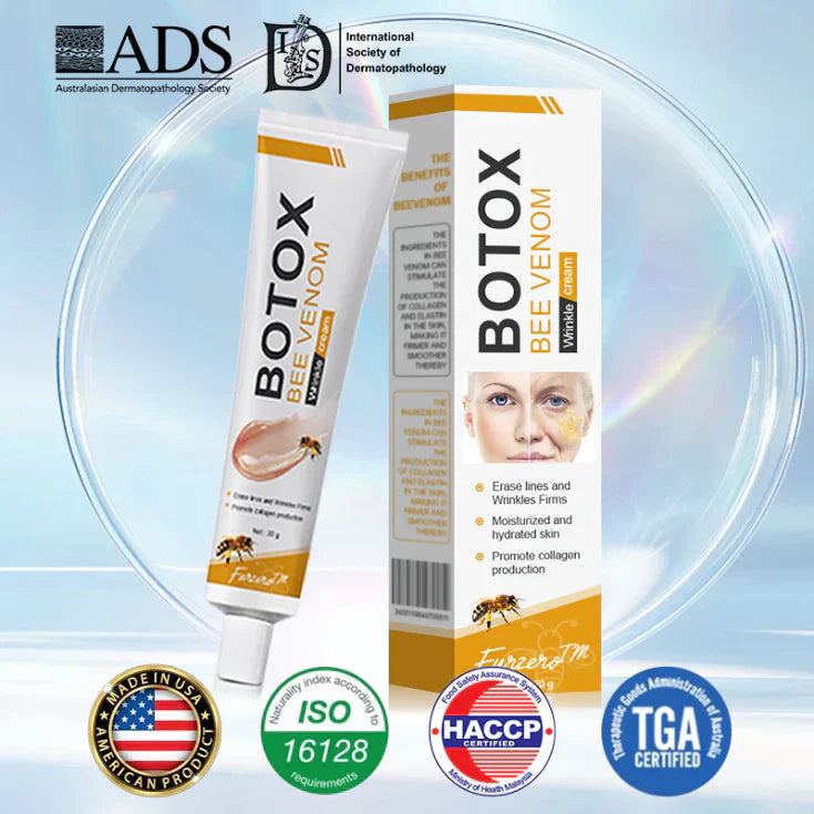✨Bee venom facial care ✨Smooth the Look of Wrinkles in 2 minutes — Fast, effective anti-ageing serum — save time and money