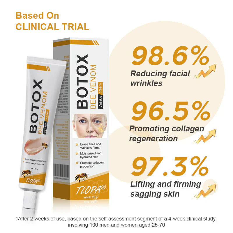 ✨Bee venom facial care ✨Smooth the Look of Wrinkles in 2 minutes — Fast, effective anti-ageing serum — save time and money